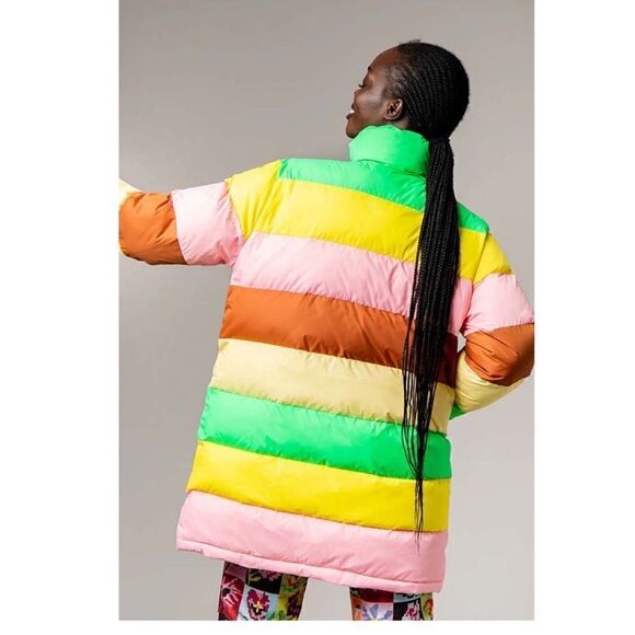 RACHEL ANTONOFF Terry Puffer in Colorblock - Picture 7 of 12